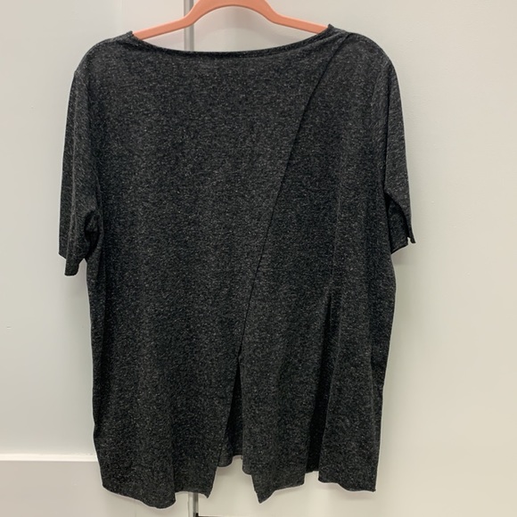 Cheap Monday gray t-shirt with open back - size Large - Picture 2 of 6